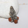 Sansthha - Om Trishul Damru Rudraksha With Silver Locket