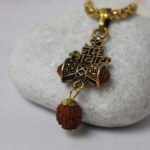 Sansthha - Om Namah Shivay Damru Rudraksha Locket