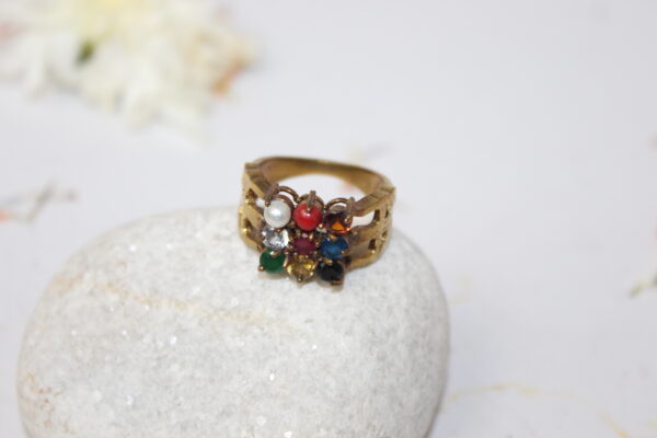 Sansthha - Trishul Navaratna Ring