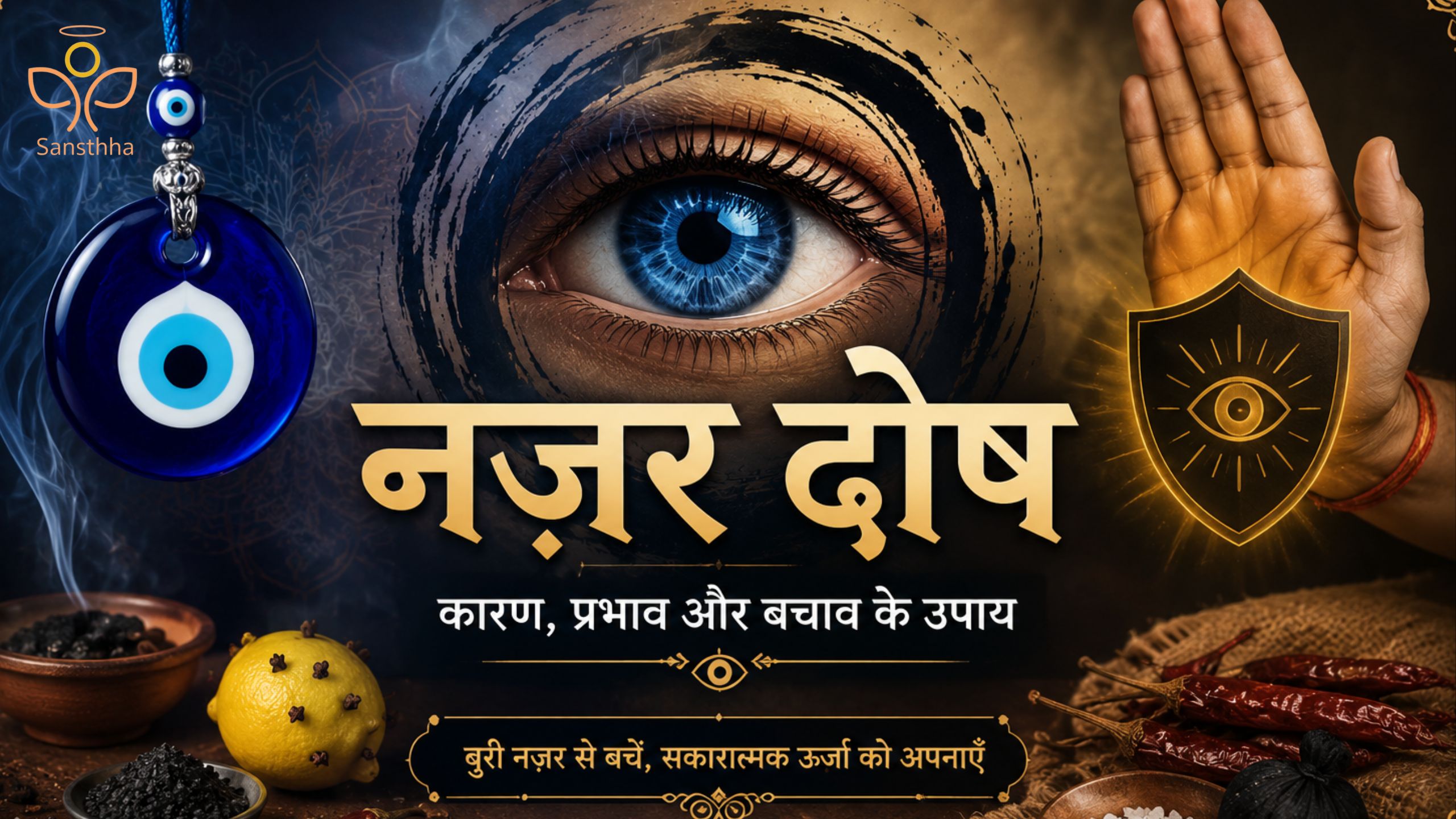 नज़र दोष कारण, प्रभाव और बचाव के उपाय बुरी नज़र से बचें, सकारात्मक ऊर्जा को अपनाएँ