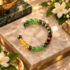 Dhan Lakshmi Bracelet is a sacred prosperity bracelet inspired by Goddess Lakshmi, the divine symbol of wealth, abundance, and success. It is believed to attract positive energy, financial growth, business opportunities, career advancement, and overall prosperity. Energized through traditional Lakshmi rituals and mantras, this bracelet serves as a powerful reminder of abundance, gratitude, and success while adding elegance to your daily spiritual practice. Ideal for both men and women seeking prosperity, positivity, and divine blessings.