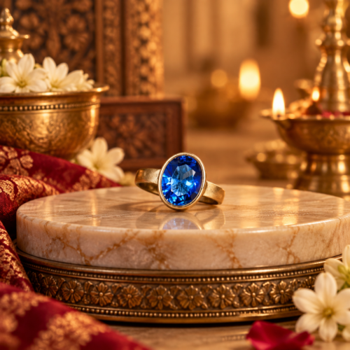 Nilam Ring (Blue Sapphire Ring) – Power, Benefits & Premium Collection by Sansthha