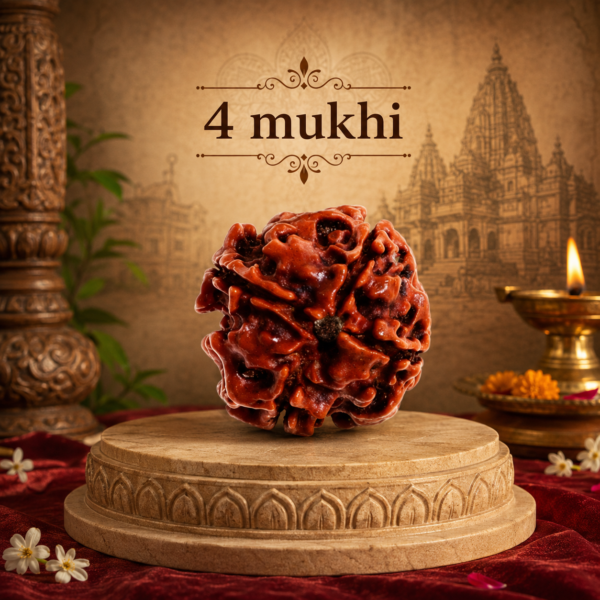 Sansthha - 4 Mukhi Rudraksha