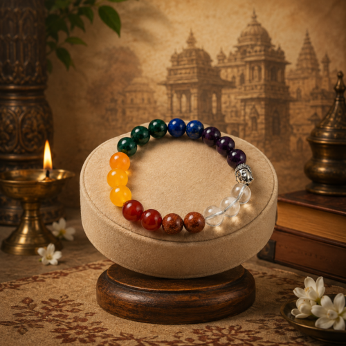 Seven Chakra Healing Bracelet