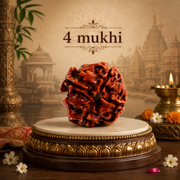 Sansthha - 4 Mukhi Rudraksha