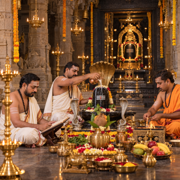 Kaal Sarp Dosh Puja Vedic ritual with sacred havan