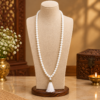 Original White Hakik Mala(Free size)