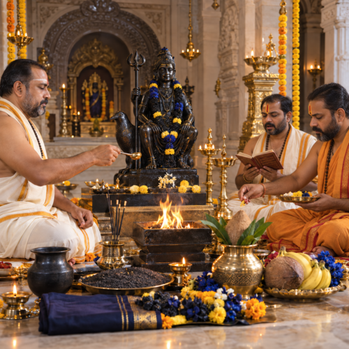 Shani Puja and Shani Graha Shanti Vedic Ritual