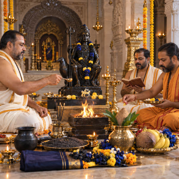 Shani Puja and Shani Graha Shanti Vedic Ritual